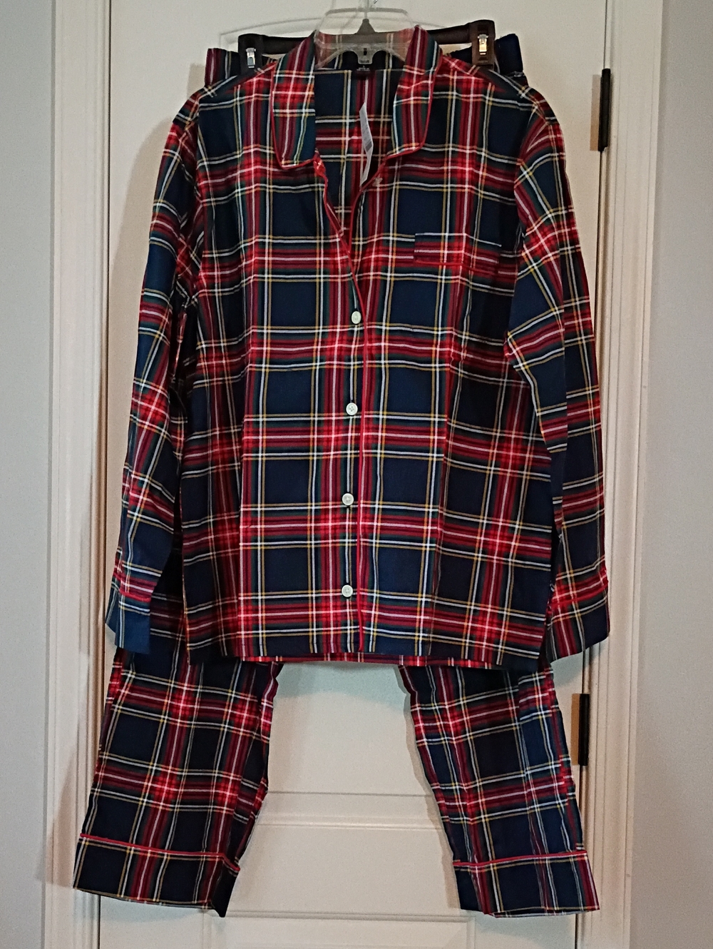 J. Crew Tartan Plaid Pajamas Size Large NWT